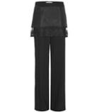 Givenchy Lace-trimmed Jersey Trousers