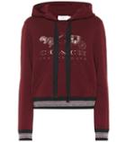 Tory Burch Rexy Embroidered Cotton Hoodie