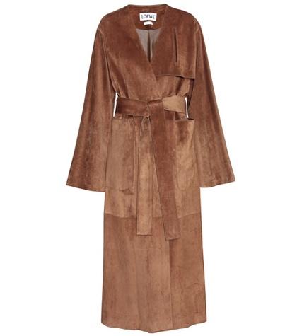 Rick Owens Suede Coat