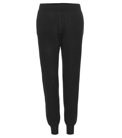 Stella Mccartney Wool And Silk Blend Track Pants