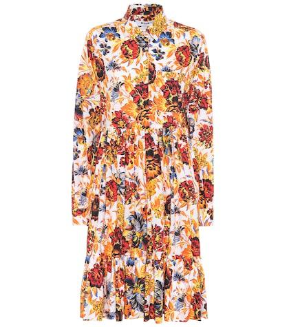 Charlotte Olympia Floral-printed Cotton Dress