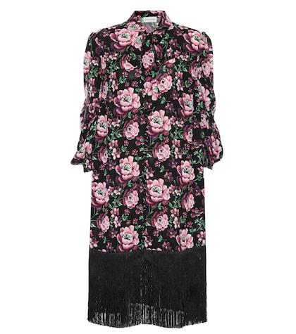 Magda Butrym Gaza Fringed Silk Dress