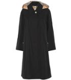 Ganni Detachable Hood Gabardine Coat