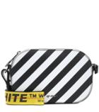 Off-white Striped Leather Shoulder Bag