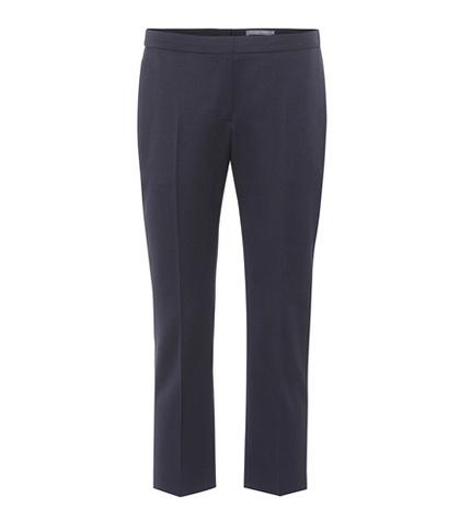 Alexander Mcqueen Cropped Wool Trousers
