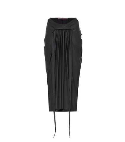 Rick Owens Lilies Draped Jersey Skirt