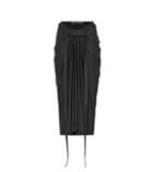 Rick Owens Lilies Draped Jersey Skirt