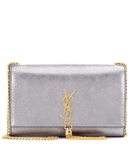 Saint Laurent Medium Monogram Metallic Shoulder Bag