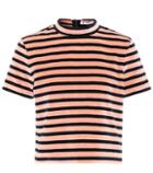 Bottega Veneta Cropped Velvet T-shirt