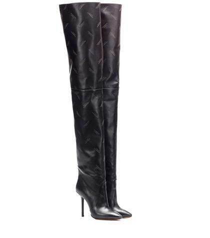 Vetements Leather Over-the-knee Boots