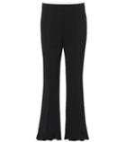 Stella Mccartney High-rise Flared Stretch-wool Pants