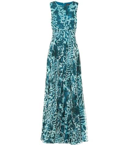 Max Mara Lugano Printed Silk Dress