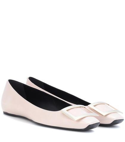 Mcq Alexander Mcqueen Belle Vivier Patent Leather Ballerinas