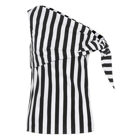 Monse Striped Stretch-cotton Top