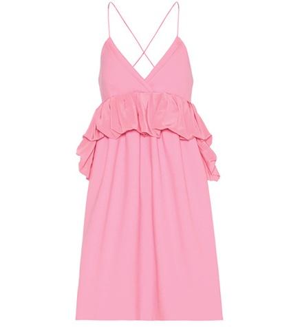 Army By Yves Salomon Exclusive To Mytheresa.com – Wool And Silk Dress