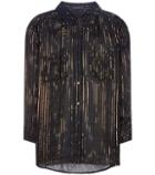 Charlotte Olympia Striped Silk Shirt