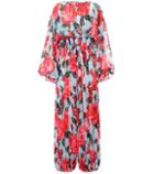 Dolce & Gabbana Floral Silk Chiffon Jumpsuit