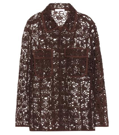 Chlo Long Sleeve Floral Lace Jacket