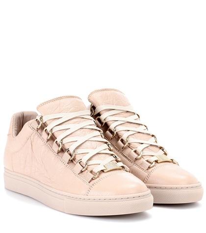Fendi Arena Leather Sneakers