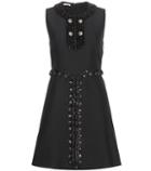 Diane Von Furstenberg Embellished Silk And Wool Dress