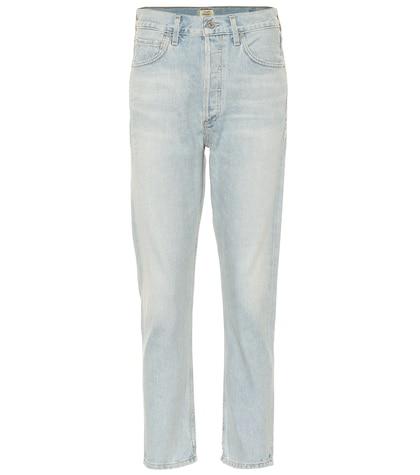 Roger Vivier Charlotte High-rise Straight Jeans