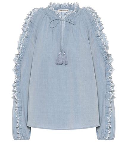 Ulla Johnson Amandine Cotton Poplin Blouse