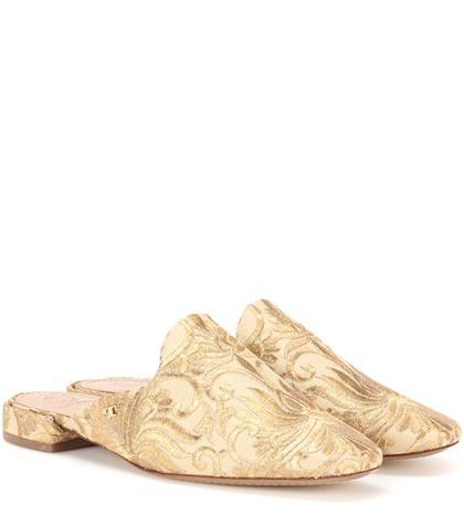 Tory Burch Carlotta Brocade Mules