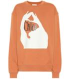 Chlo Logo Cotton-jersey Sweatshirt