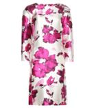 Oscar De La Renta Floral-printed Silk Dress