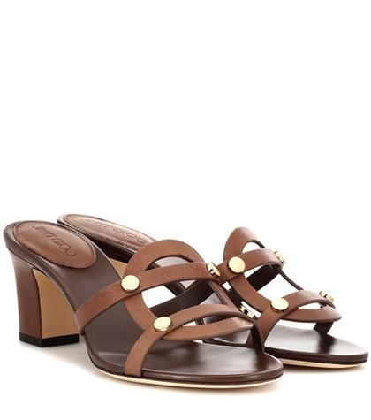 Jimmy Choo Damaris 65 Leather Sandals