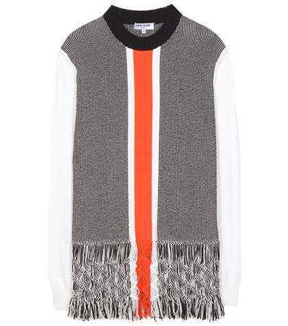 Opening Ceremony Tasselled Macramé Cotton-blend Sweater