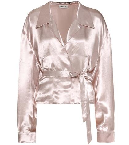 Attico Andrea Satin Blouse
