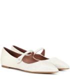 Jimmy Choo Hermione Glitter Ballerinas