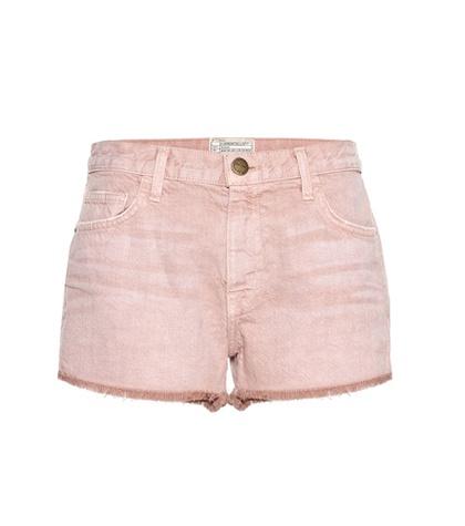 Current/elliott The Boyfriend Frayed Denim Shorts