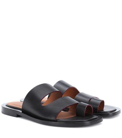 Joseph Leather Slides
