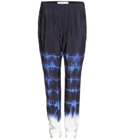 Stella Mccartney Christine Printed Silk Trousers