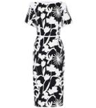 Olivia Von Halle Floral-printed Cotton Dress