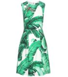 Frame Printed Crêpe Dress