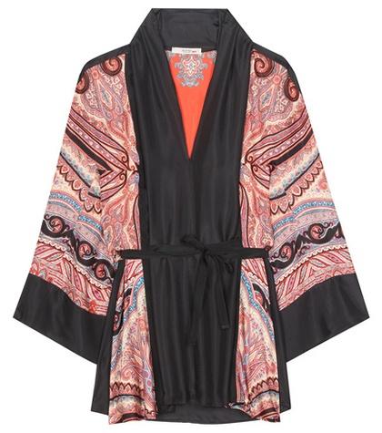 Peter Pilotto Printed Silk Top