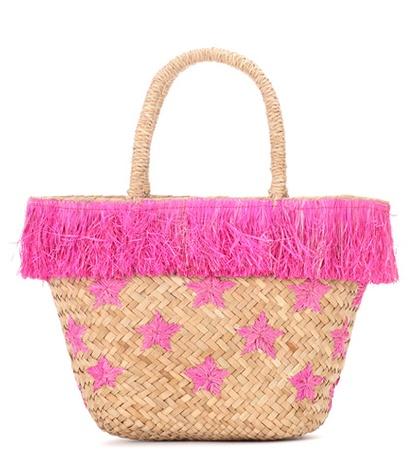 Oliver Peoples Stellar Seagrass And Raffia Tote