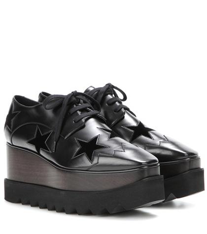 J Brand Elyse Star Platform Derby Shoes