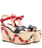 Gucci Platform Espadrille Sandals