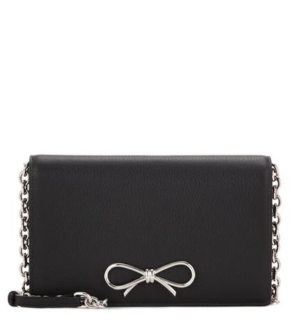 Balenciaga Bow Chain Wallet Leather Shoulder Bag