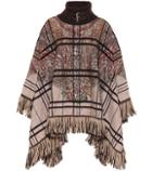 Etro Wool And Silk-blend Poncho