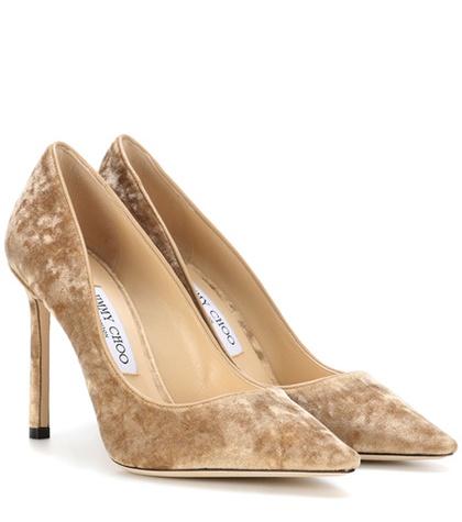 Valentino Romy 100 Velvet Pumps