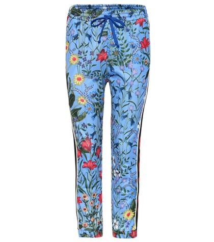 Miu Miu Printed Jersey Trousers