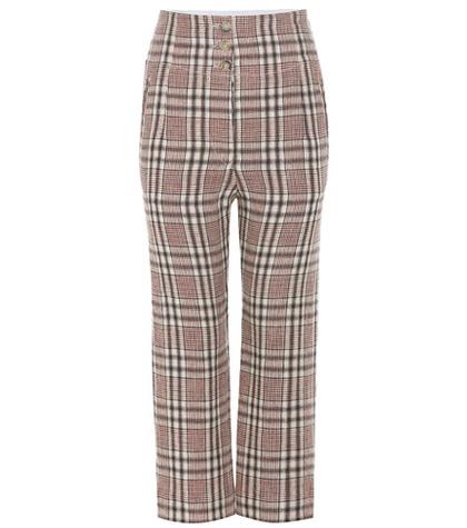 Isabel Marant, Toile Jaz Plaid Linen Trousers