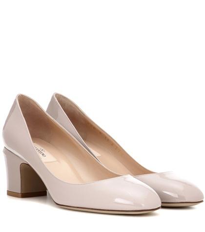 Anna October Valentino Garavani Tan-go Patent Leather Pumps