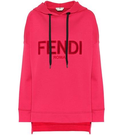 Fendi Logo Cotton-blend Hoodie