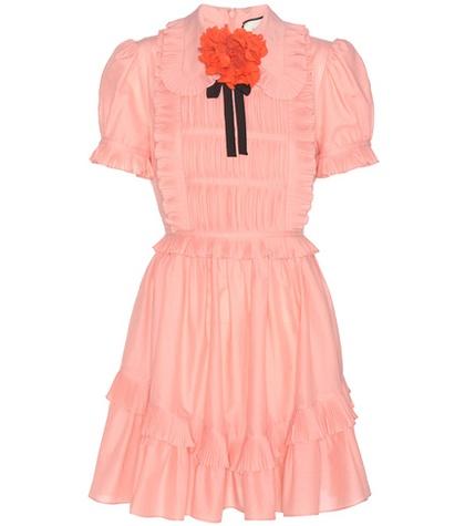 Gucci Ruffled Cotton Dress